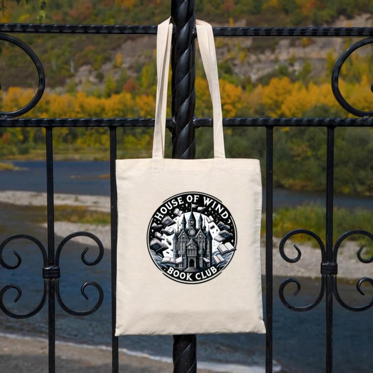 House Of Wind Book Club Fantasy Canvas Tote Bag