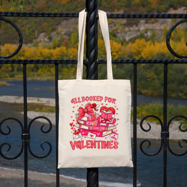 HUGvyn All Booked For Valentines Teacher Book Reading Heart Canvas Tote Bag HUGvyn All Booked For Valentines Teacher Book Reading Heart Canvas Tote Bag