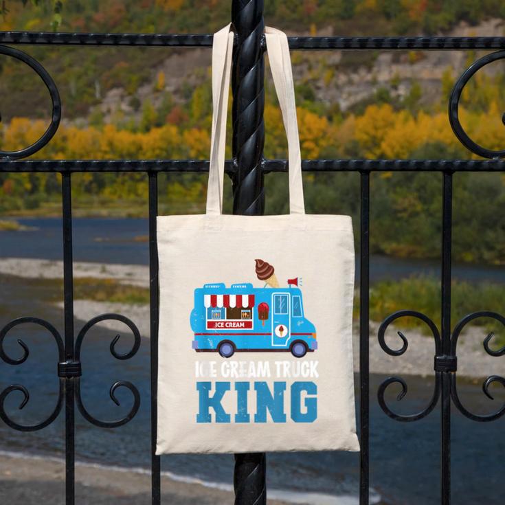 Ice Cream Truck King Nostalgia Summer Ice Cream Truck Driver Canvas Tote Bag Ice Cream Truck King Nostalgia Summer Ice Cream Truck Driver Canvas Tote Bag