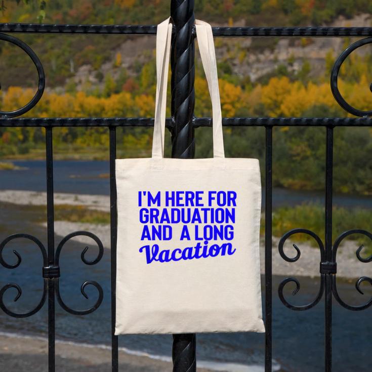 I'm Here For Graduation School Class Senior 2024 Canvas Tote Bag