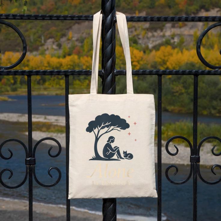 Introvert Alone Is Enough Social Battery Low Antisocial Canvas Tote Bag Introvert Alone Is Enough Social Battery Low Antisocial Canvas Tote Bag