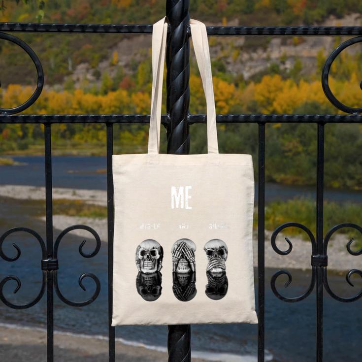 Introvert Relaxation Me Myself And Silence Skulls Canvas Tote Bag Introvert Relaxation Me Myself And Silence Skulls Canvas Tote Bag