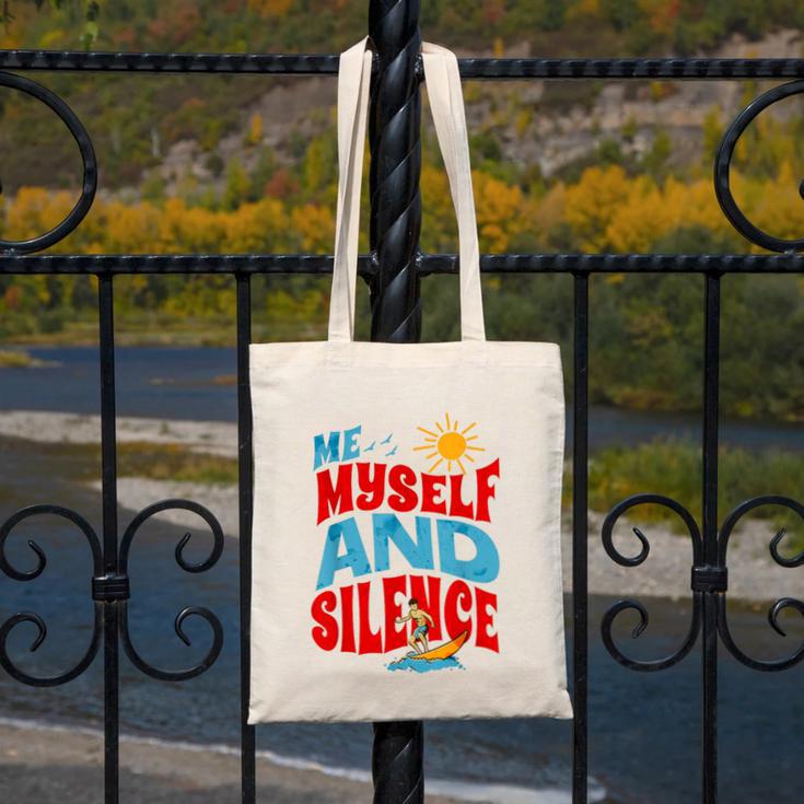 Introvert Relaxation Me Myself And Silence Summer Vacation For Men Women Canvas Tote Bag Introvert Relaxation Me Myself And Silence Summer Vacation For Men Women Canvas Tote Bag