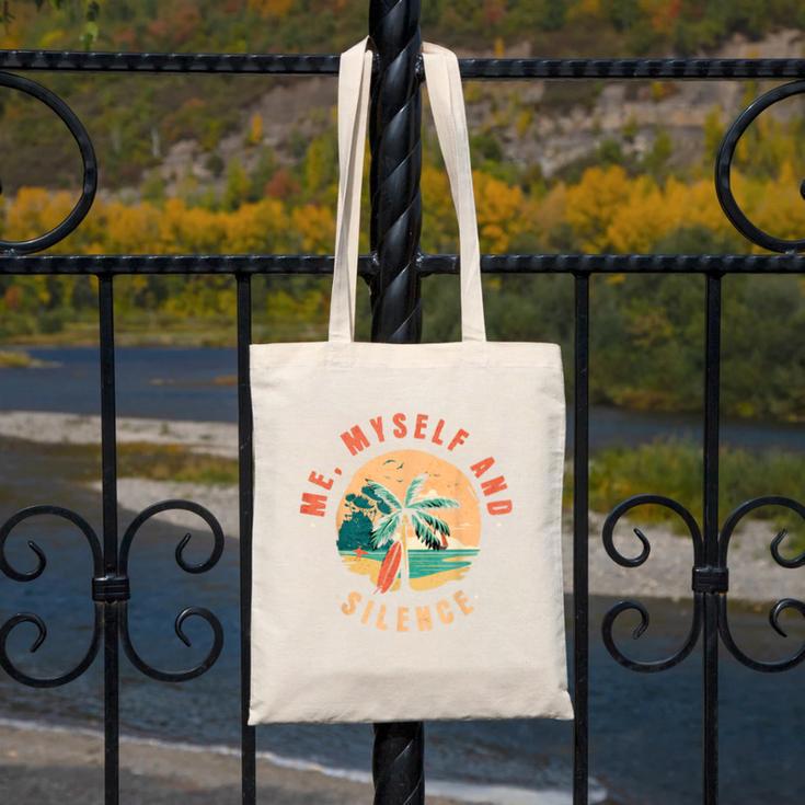 Introvert Relaxation Me Myself And Silence Summer Vacation Men Women Canvas Tote Bag Introvert Relaxation Me Myself And Silence Summer Vacation Men Women Canvas Tote Bag