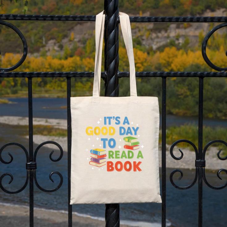 It's a Good Day To Read A Book Lovers Men Women Kids Canvas Tote Bag