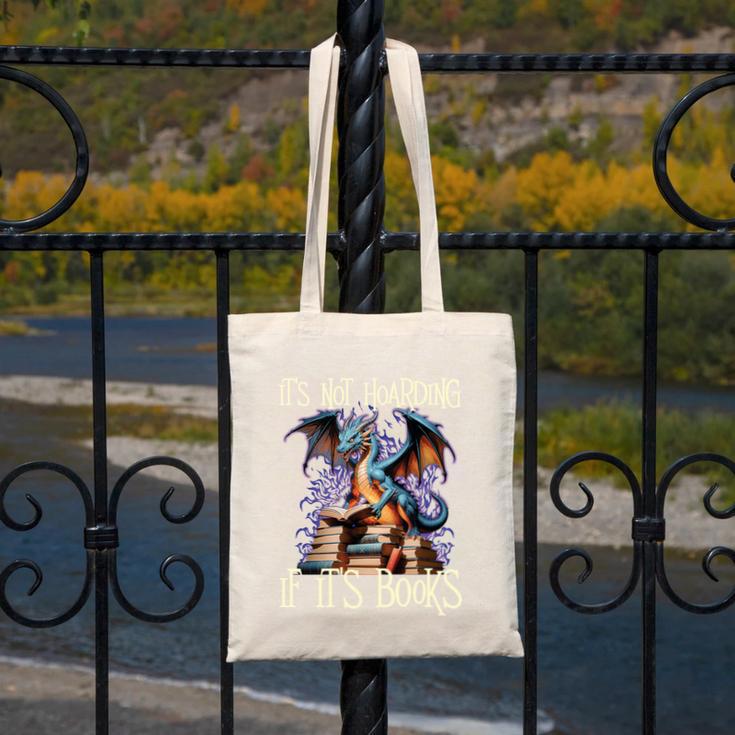 It's Not Hoarding If It's Books Reading Bookworm Reader Canvas Tote Bag