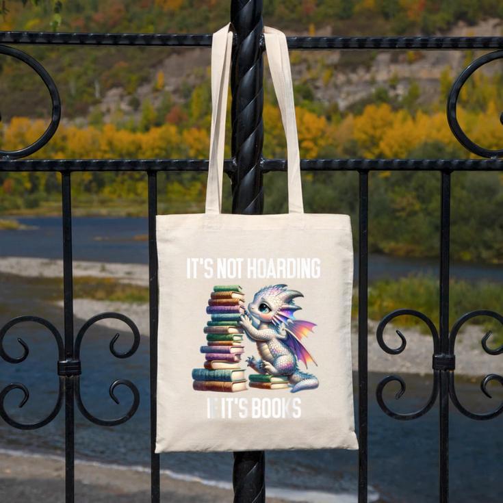 It's Not Hoarding If It's Books ShirtDragon Reading Book Canvas Tote Bag It's Not Hoarding If It's Books ShirtDragon Reading Book Canvas Tote Bag