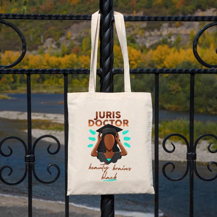 Juris Doctor Beauty Brains Juris Doctorate Graduation Canvas Tote Bag