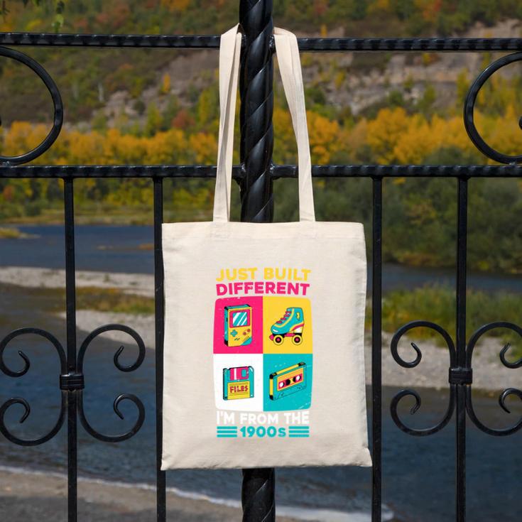 Just Built Different I'M From The 1900S Retro Canvas Tote Bag