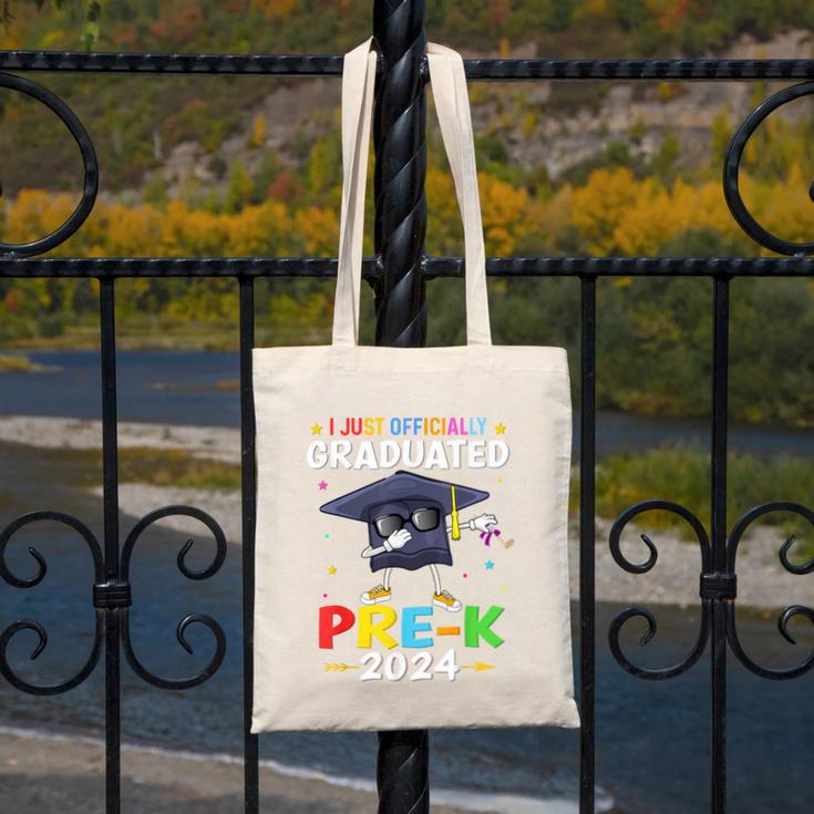 I Just Officially Graduated Pre k Graduation 2024 Pre-K Kids Canvas Tote Bag