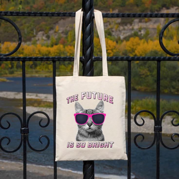 Kids Cool Future Is Bright Kids Graduation Or Birthday Canvas Tote Bag