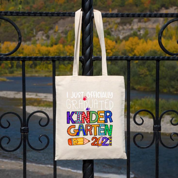 Kids Kindergarten Graduation Class Of 2021 Shirt I Just Graduated Canvas Tote Bag