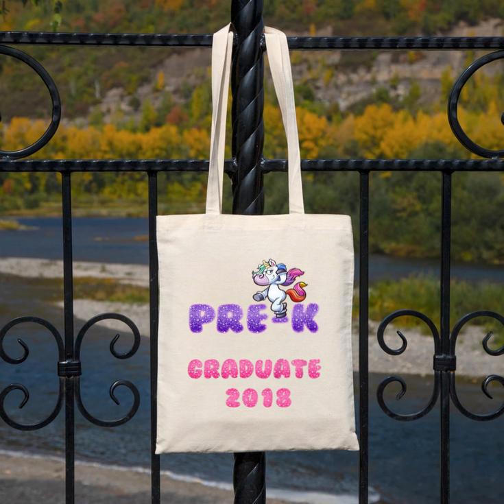 Kids Kids Pre-K PreSchool Unicorn GraduationShirt Canvas Tote Bag