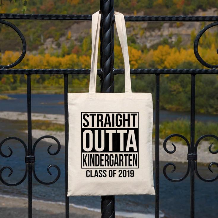 Kids Straight Outta Kindergarten Class Of 2019 Graduation Canvas Tote Bag