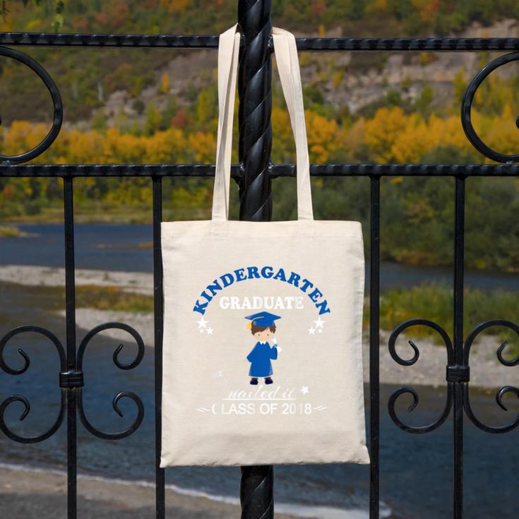 Kindergarten Graduation Shirts 2018-Nailed It Tee Canvas Tote Bag