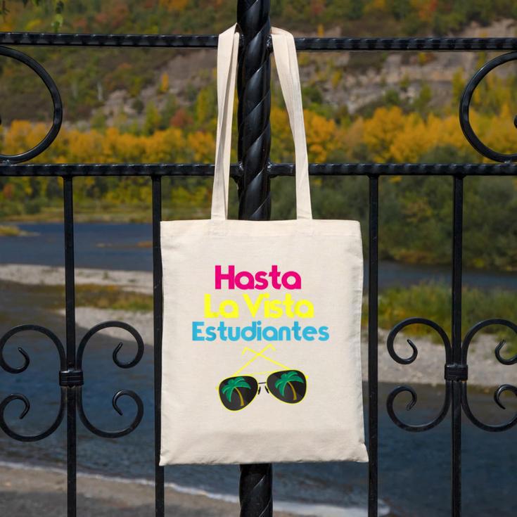 Last Day Of School Spanish Teacher Graduation T-Shirt Canvas Tote Bag