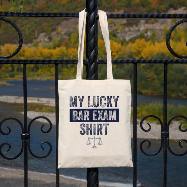 Law School Graduation Him Her Lucky Bar Exam Canvas Tote Bag