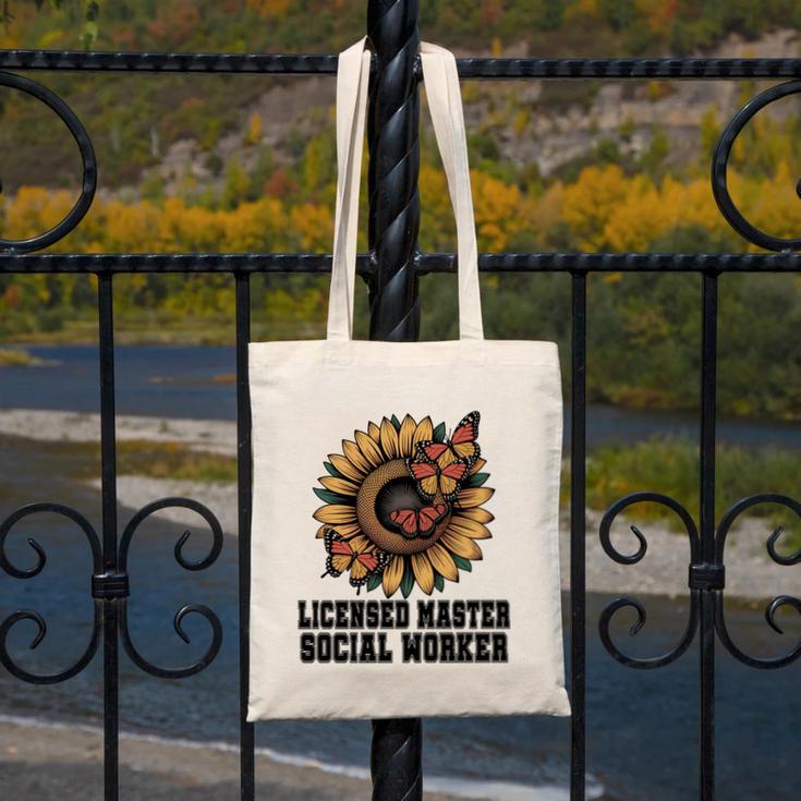 Licensed Masters Social Work Worker LMSW Graduation 2026 Canvas Tote Bag