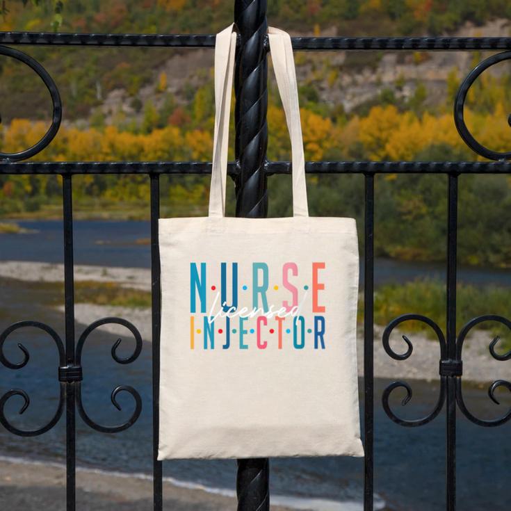Licensed Nurse Injector Graduation Nurse Injector Canvas Tote Bag