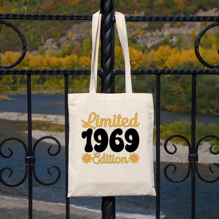Limited 1969 Edition Retro Nostalgia Art Premium Canvas Tote Bag