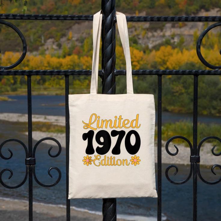 Limited 1970 Edition Retro Vintage 70s Nostalgia Canvas Tote Bag Limited 1970 Edition Retro Vintage 70s Nostalgia Canvas Tote Bag