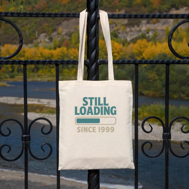 Still Loading Since 1999 Retro Tech Nostalgia Premium Tri-Blend Canvas Tote Bag