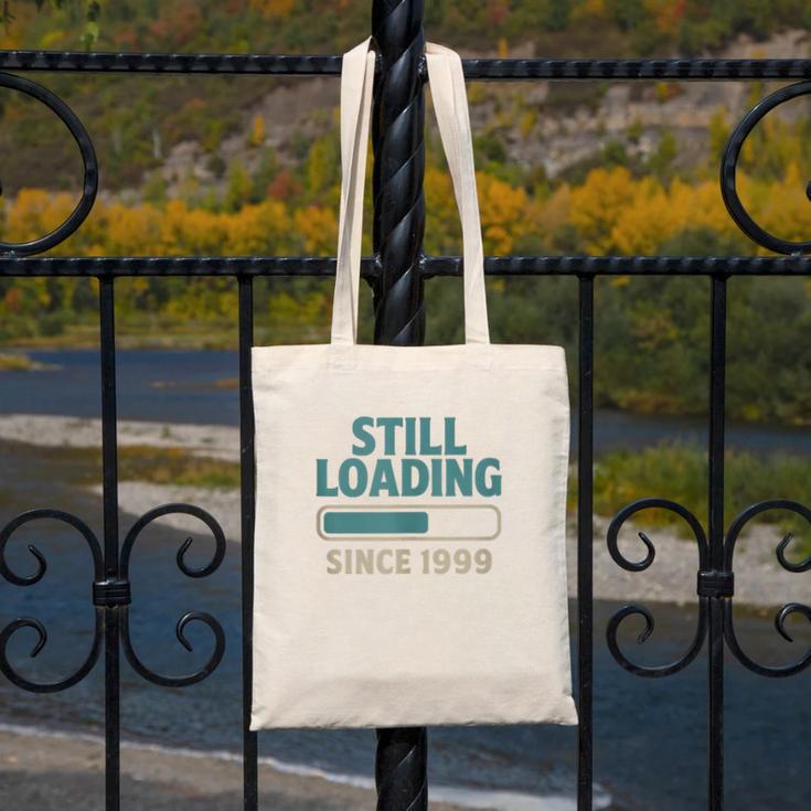 Still Loading Since 1999 Retro Tech Nostalgia Canvas Tote Bag