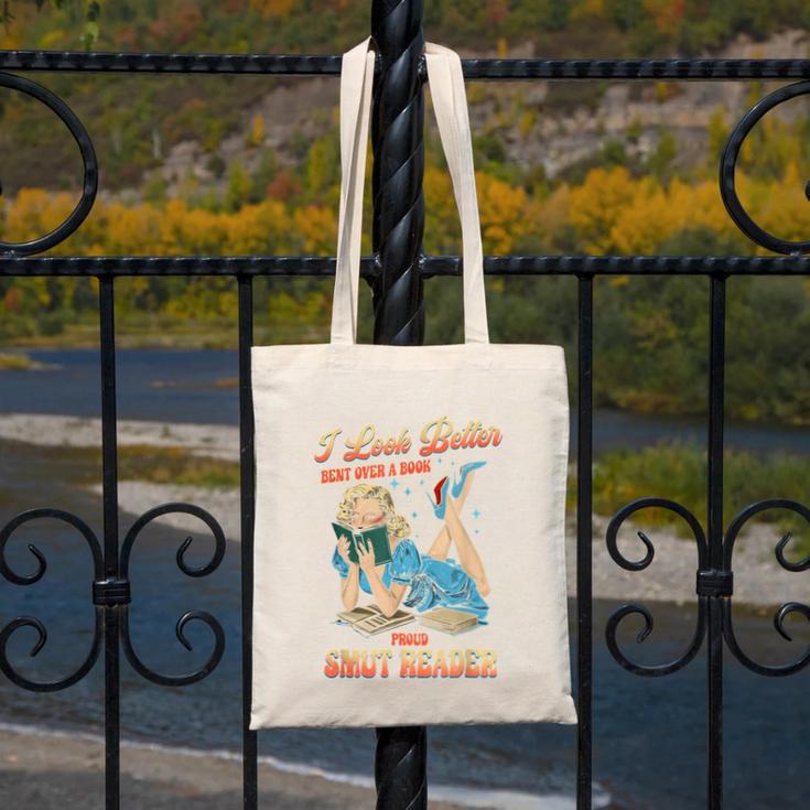 I Look Better Bent Over A Book Proud Smut Reader Adult Humor Canvas Tote Bag I Look Better Bent Over A Book Proud Smut Reader Adult Humor Canvas Tote Bag