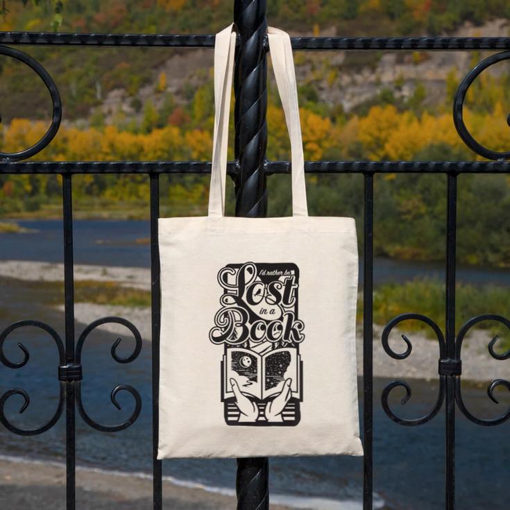 Lost In a Book Canvas Tote Bag Lost In a Book Canvas Tote Bag