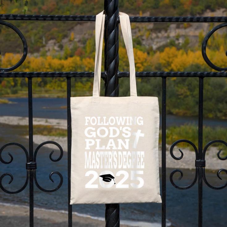 Masters Degree Graduation 2025 Christian MSW MPH MBA Canvas Tote Bag