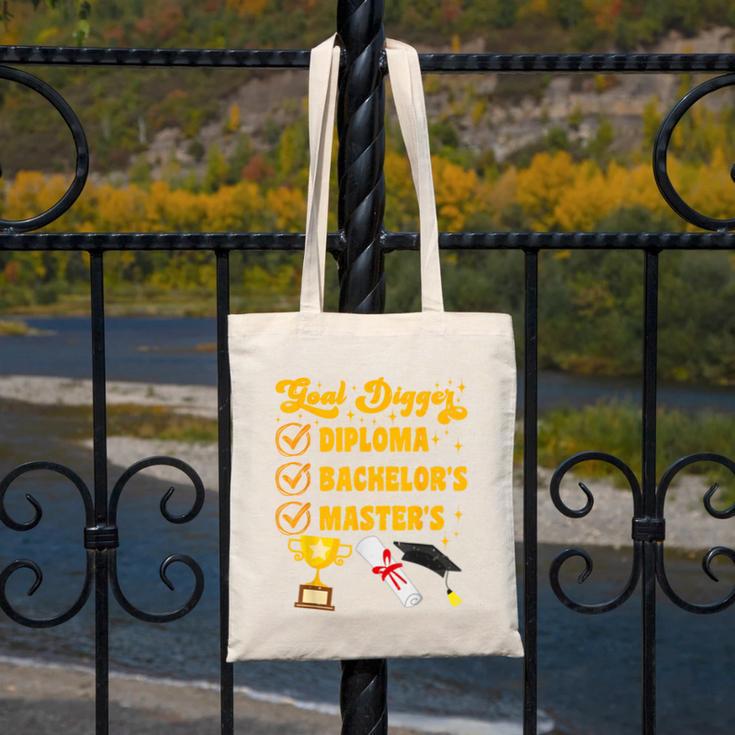 Master's Thesis Passed Goal Digger Master's Graduation Canvas Tote Bag