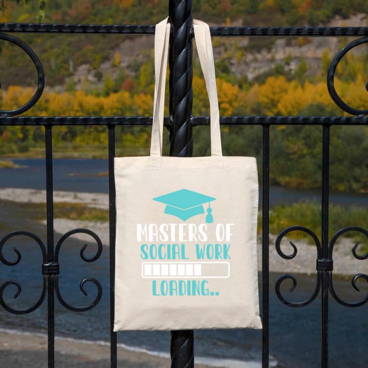 Masters Of Social Work Loading MSW Graduation Future Social Canvas Tote Bag