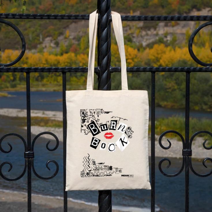 Mean Girls Burn Book Cover Art Canvas Tote Bag