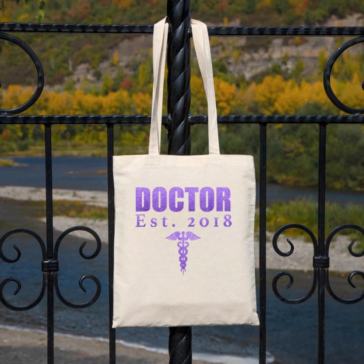 Medical Student Shirt Doctor Graduation Tshirt MD DO Degree Canvas Tote Bag