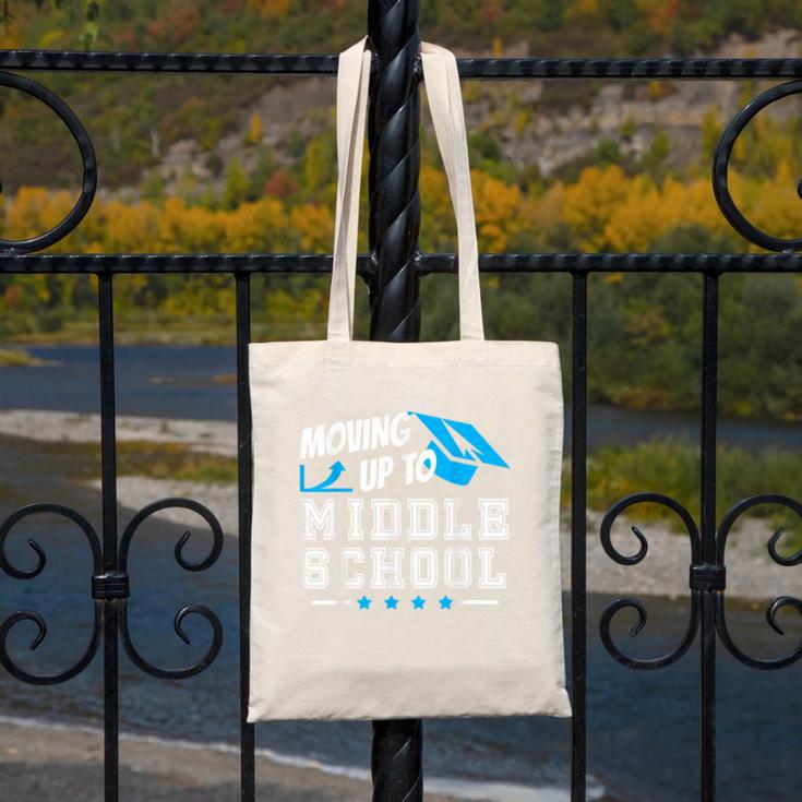 Moving Up To Middle School Graduation T-Shirt Canvas Tote Bag
