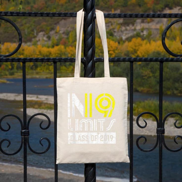 No Limits Class Of 2019 Graduation Vintage Canvas Tote Bag