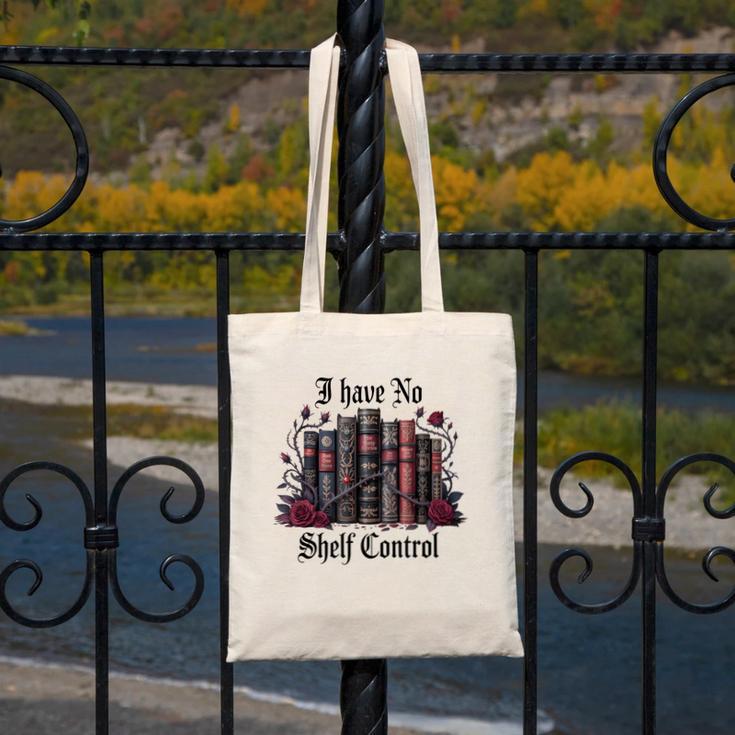 I Have No Shelf Control Dark Academia Book Lover TBR Canvas Tote Bag I Have No Shelf Control Dark Academia Book Lover TBR Canvas Tote Bag
