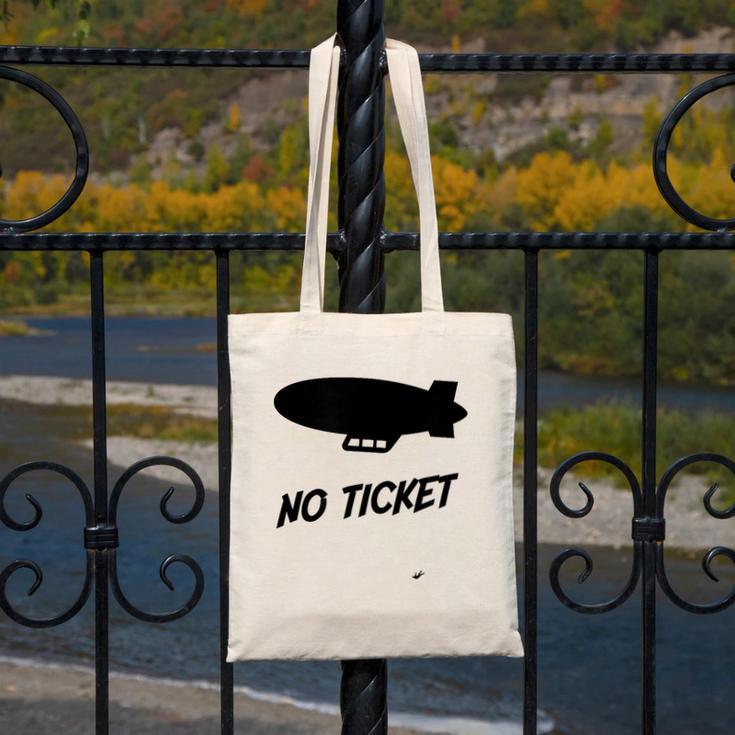 No Ticket Jones 80's Nostalgia Canvas Tote Bag