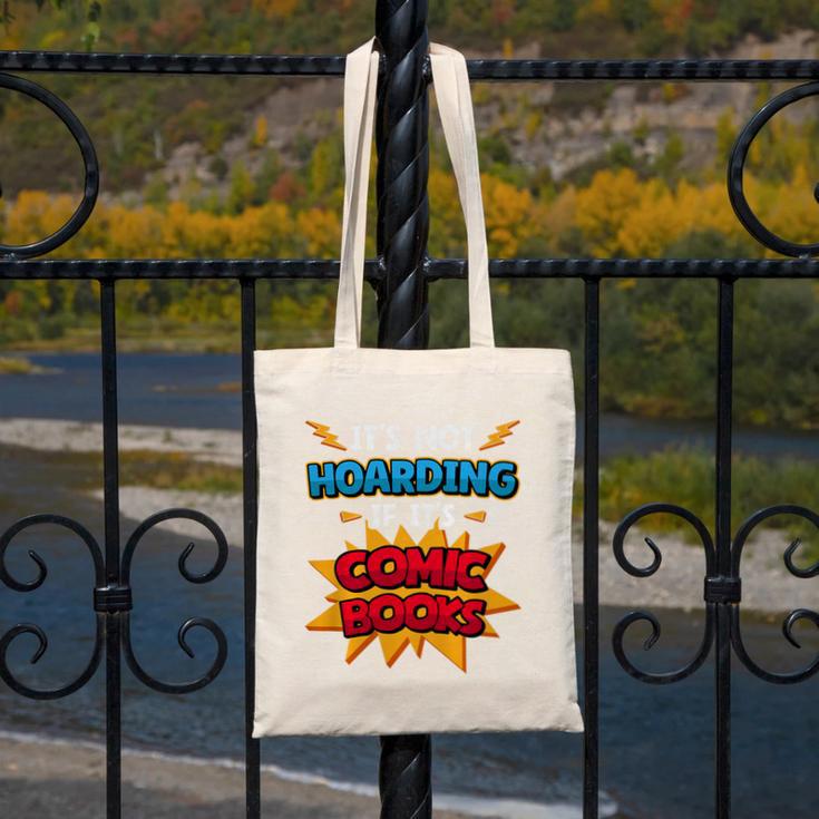 It Is Not Hoarding If It's Comic Books Collector Tee Premium Tri-Blend Canvas Tote Bag
