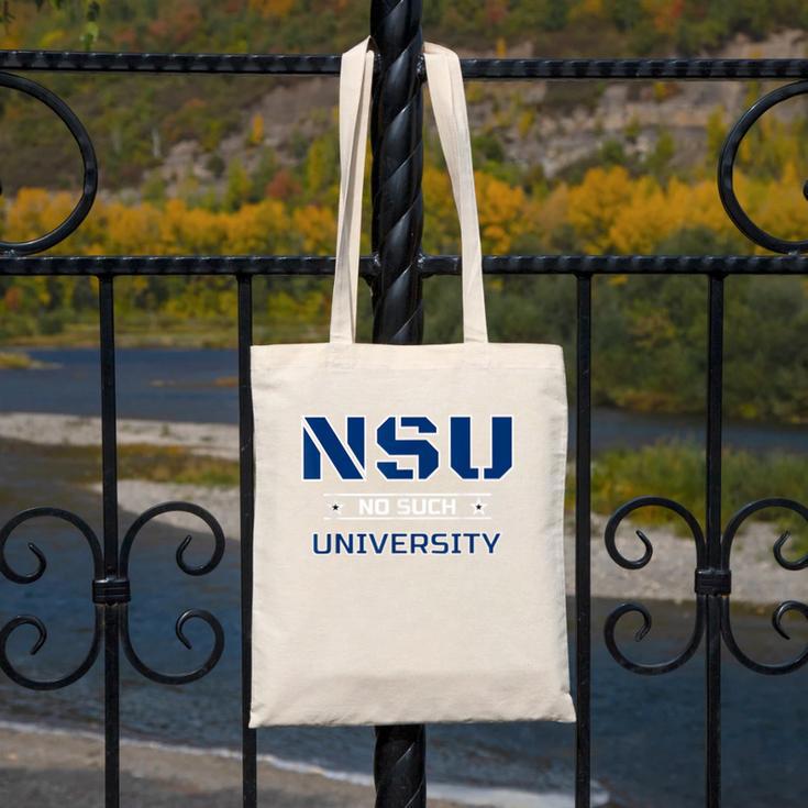 NSU No Such University High School Graduation Canvas Tote Bag