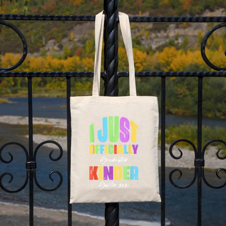 I Officially Graduated Kindergarten Graduation Class Of 2022 Canvas Tote Bag