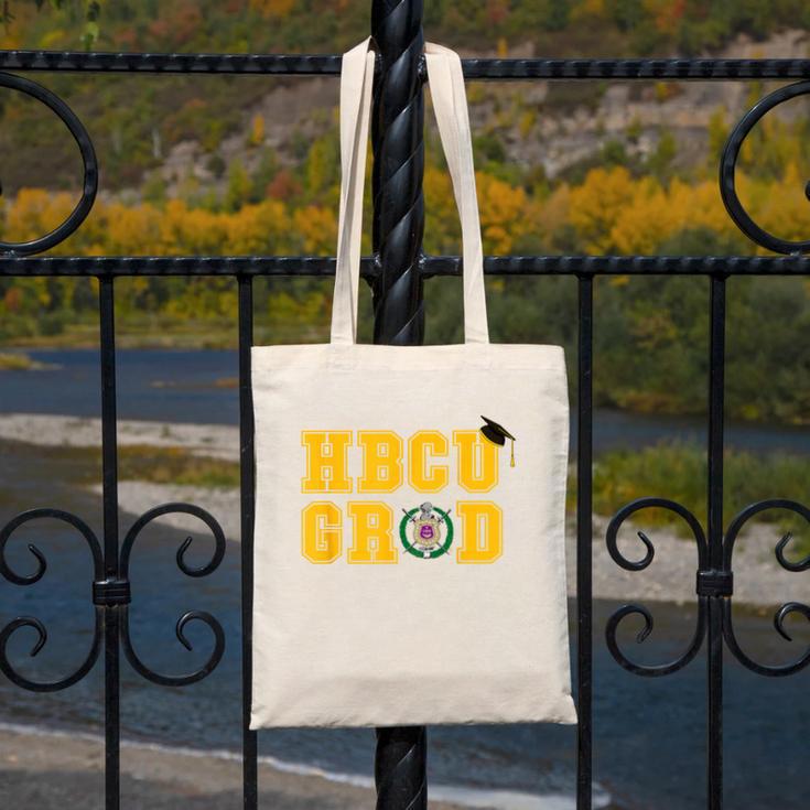 Omega Psi Phi Fraternity Paraphernalia HBCU Graduation Canvas Tote Bag