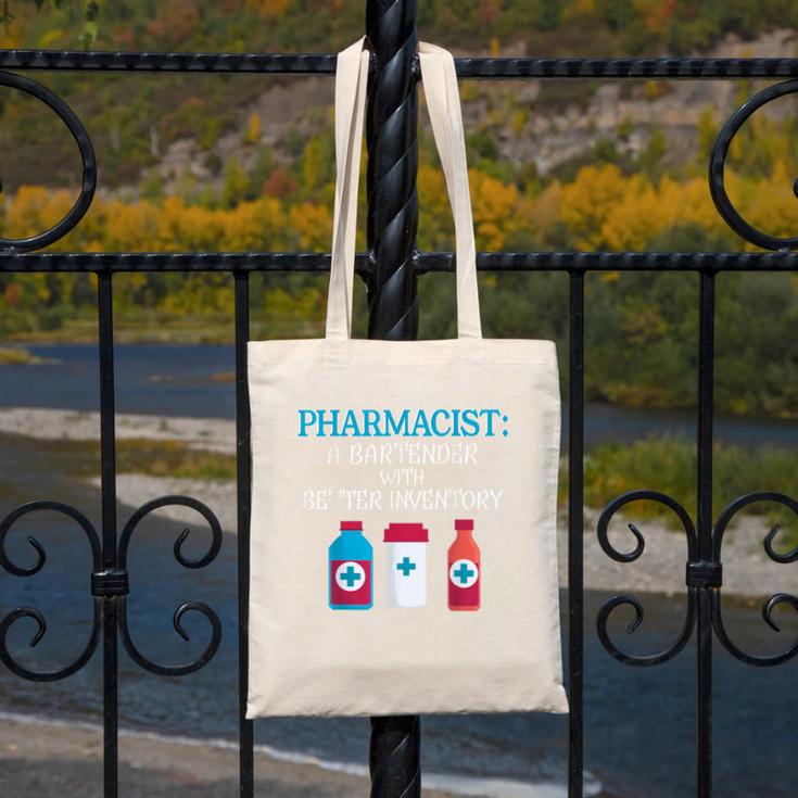 Pharmacist T-Shirt Gag Graduation PharmD Canvas Tote Bag