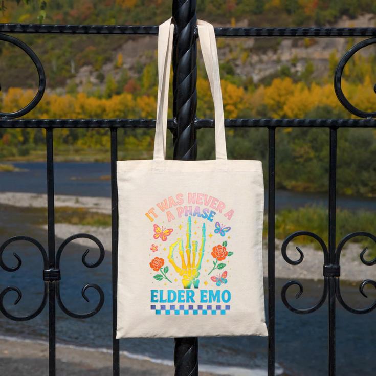 It Was Never A Phase Elder Emo Nostalgia Canvas Tote Bag It Was Never A Phase Elder Emo Nostalgia Canvas Tote Bag