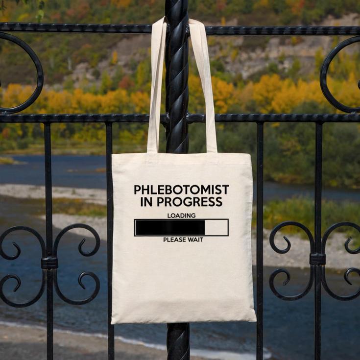 Phlebotomist In Progress Phlebotomy School Graduation Canvas Tote Bag
