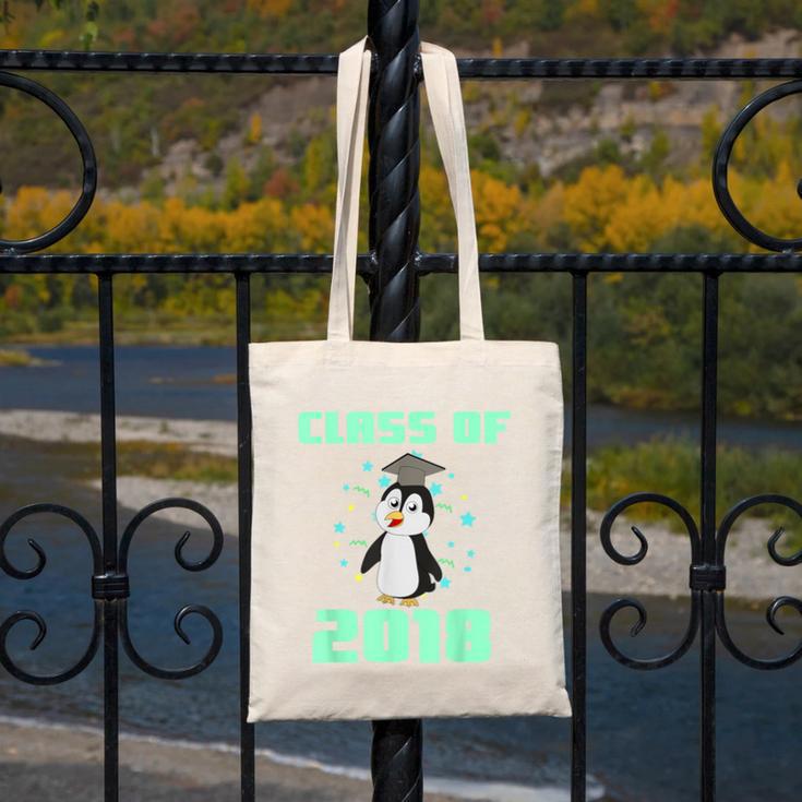 Pinguin Class 2018 Shirt Graduation Kids Graduate Canvas Tote Bag