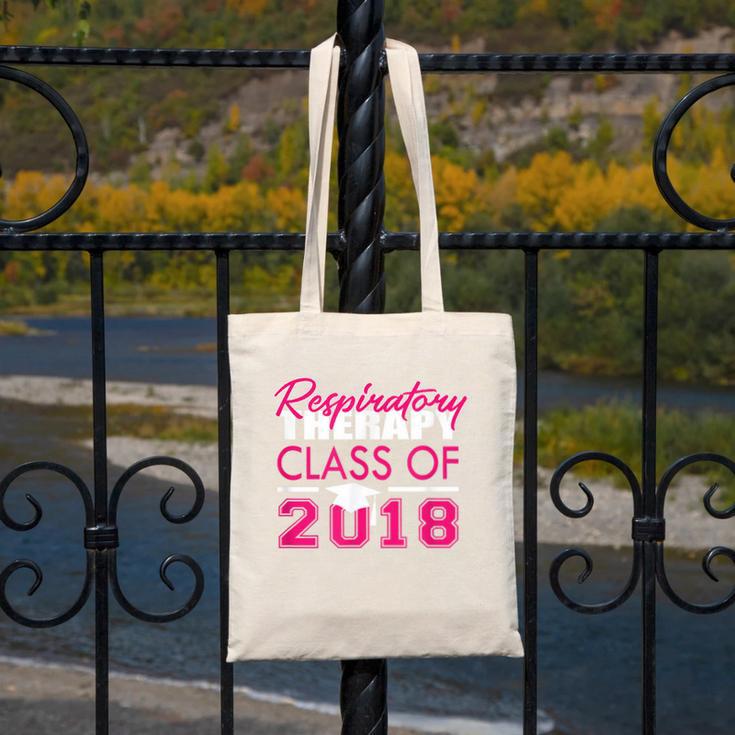 Pink Respiratory Therapist Class Of 2018 GraduationShirt Canvas Tote Bag