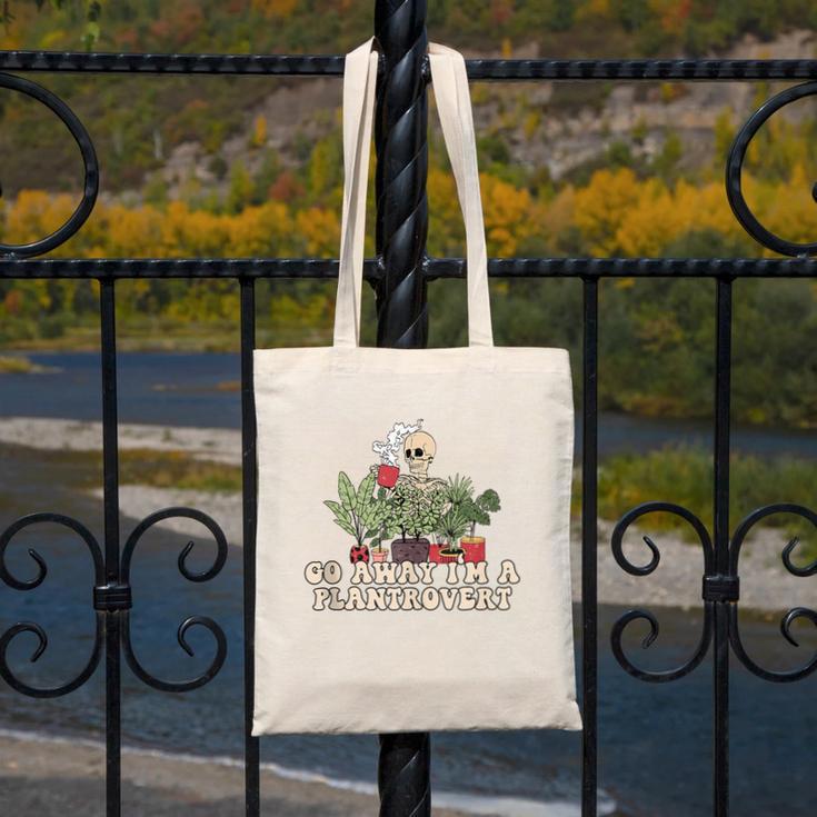 Plant Coffee Lover Plantrovert Gardening Introvert Canvas Tote Bag Plant Coffee Lover Plantrovert Gardening Introvert Canvas Tote Bag