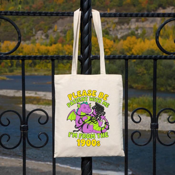 Please Be Patient I'm From The 1900s Dragon Men Women Premium Tri-Blend Canvas Tote Bag Please Be Patient I'm From The 1900s Dragon Men Women Premium Tri-Blend Canvas Tote Bag