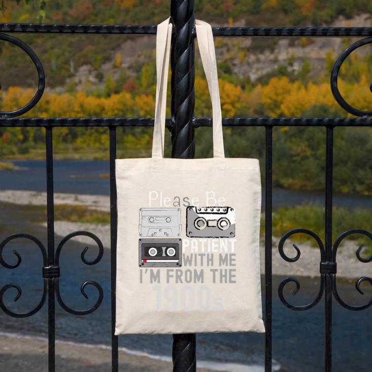 Please Be Patient With Me I'm From The 1900s Retired Fathers Premium Canvas Tote Bag